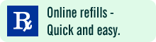 Online refills - quick and easy
